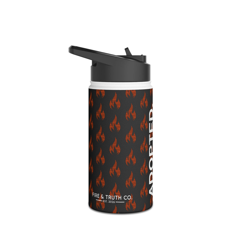 ADOPTED Stainless Steel Water Bottle | Romans 8:15 | Jesus DNA Collection