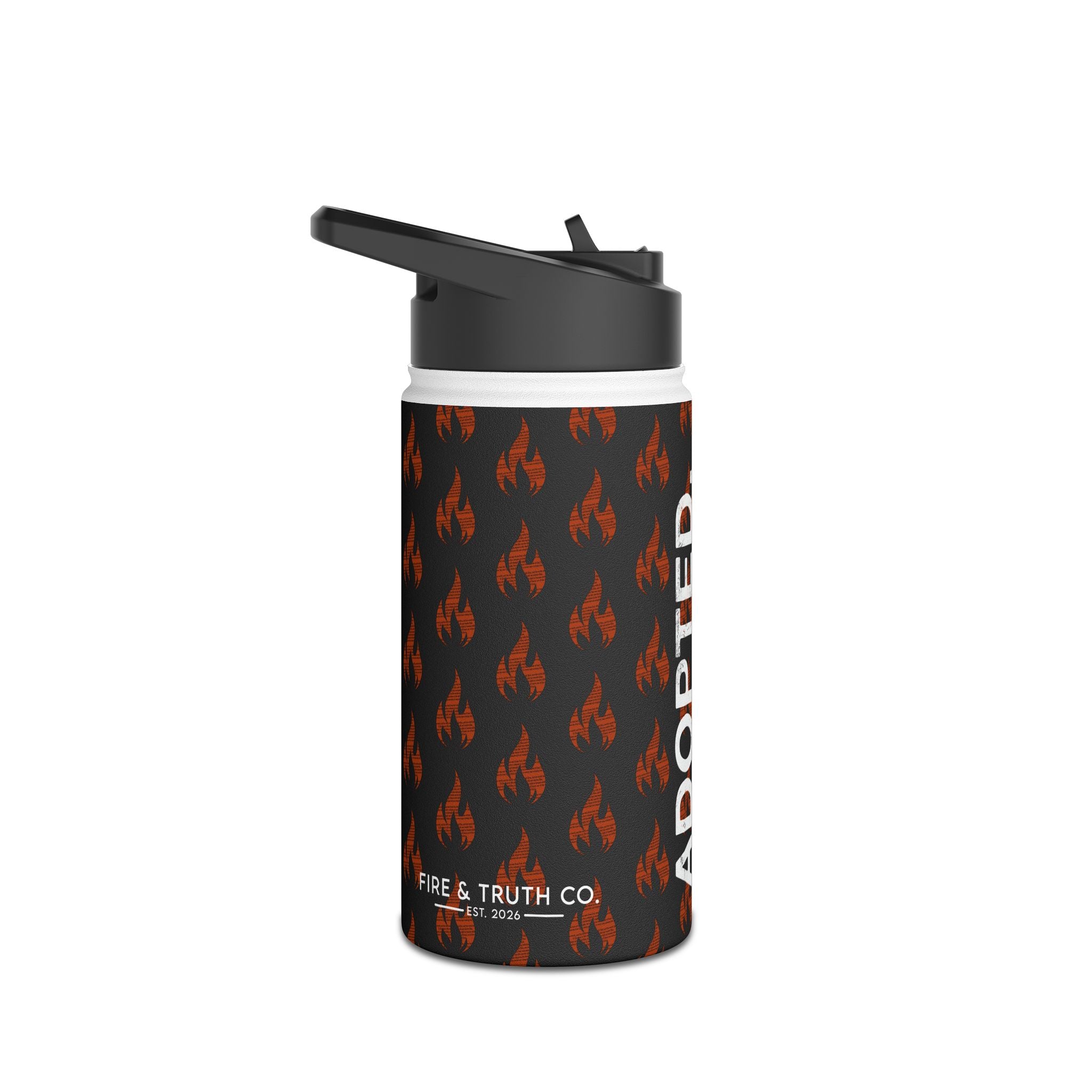 ADOPTED Stainless Steel Water Bottle | Romans 8:15 | Jesus DNA Collection