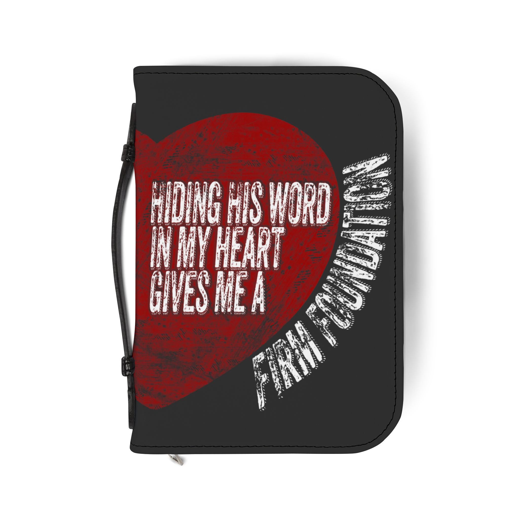 Fire & Truth Co. Firm Foundation Bible Cover – Hiding His Word (Psalm 119:11)