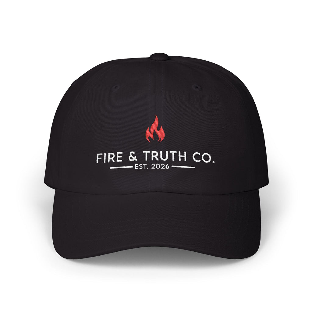 Fire + Truth Dad Cap (Yupoong 6245CM) | Embroidered Christian Hat