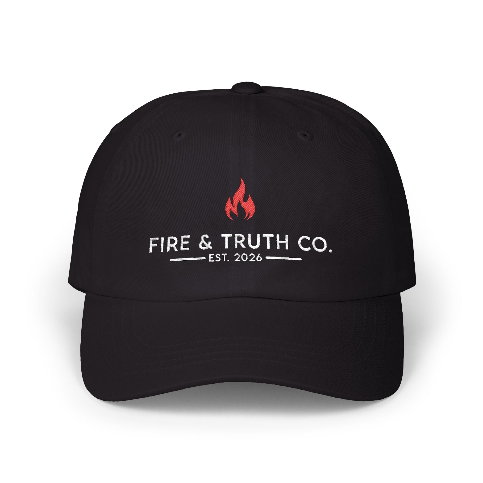 Fire + Truth Dad Cap (Yupoong 6245CM) | Embroidered Christian Hat