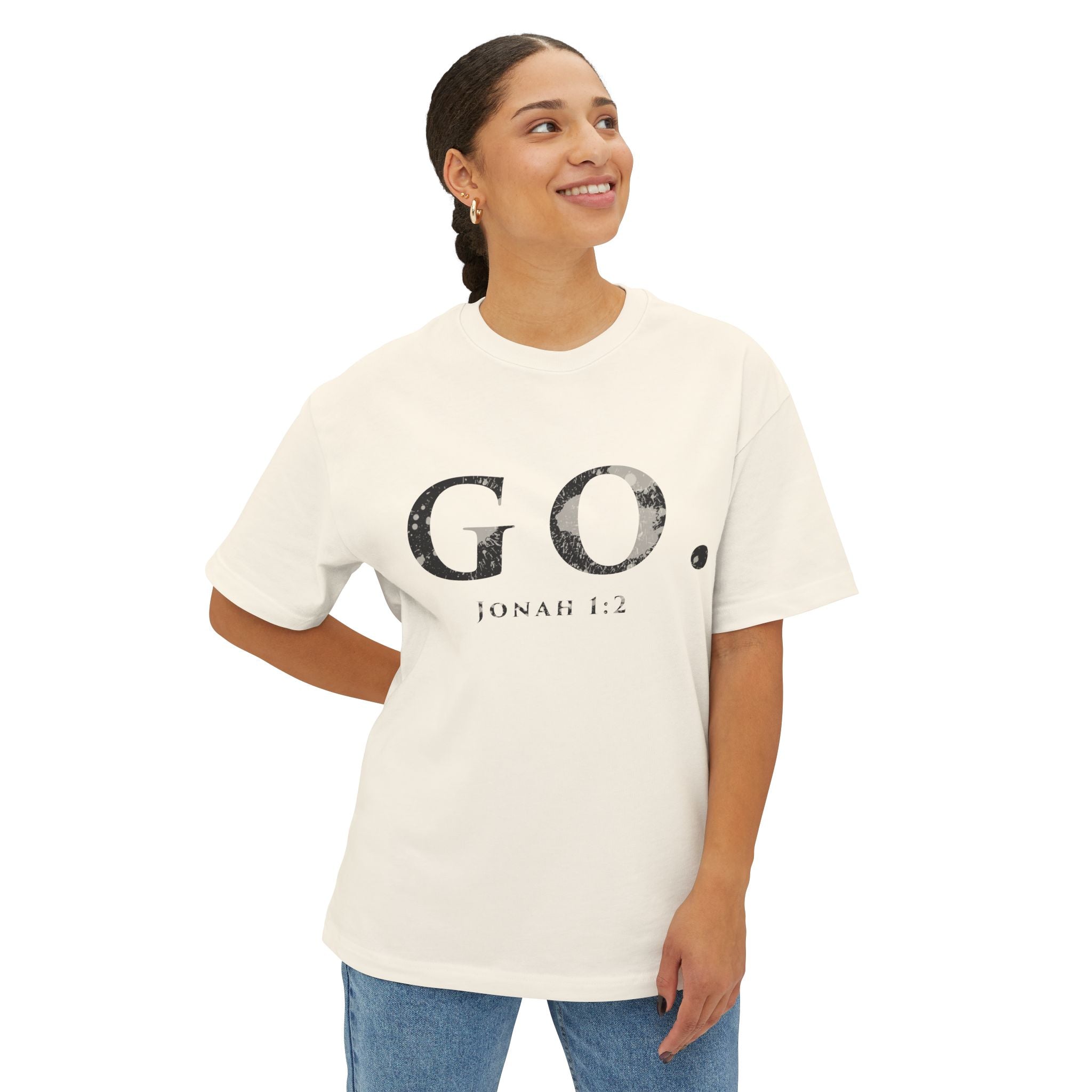 GO. Nineveh/Jacksonville Unisex Oversized Boxy Tee