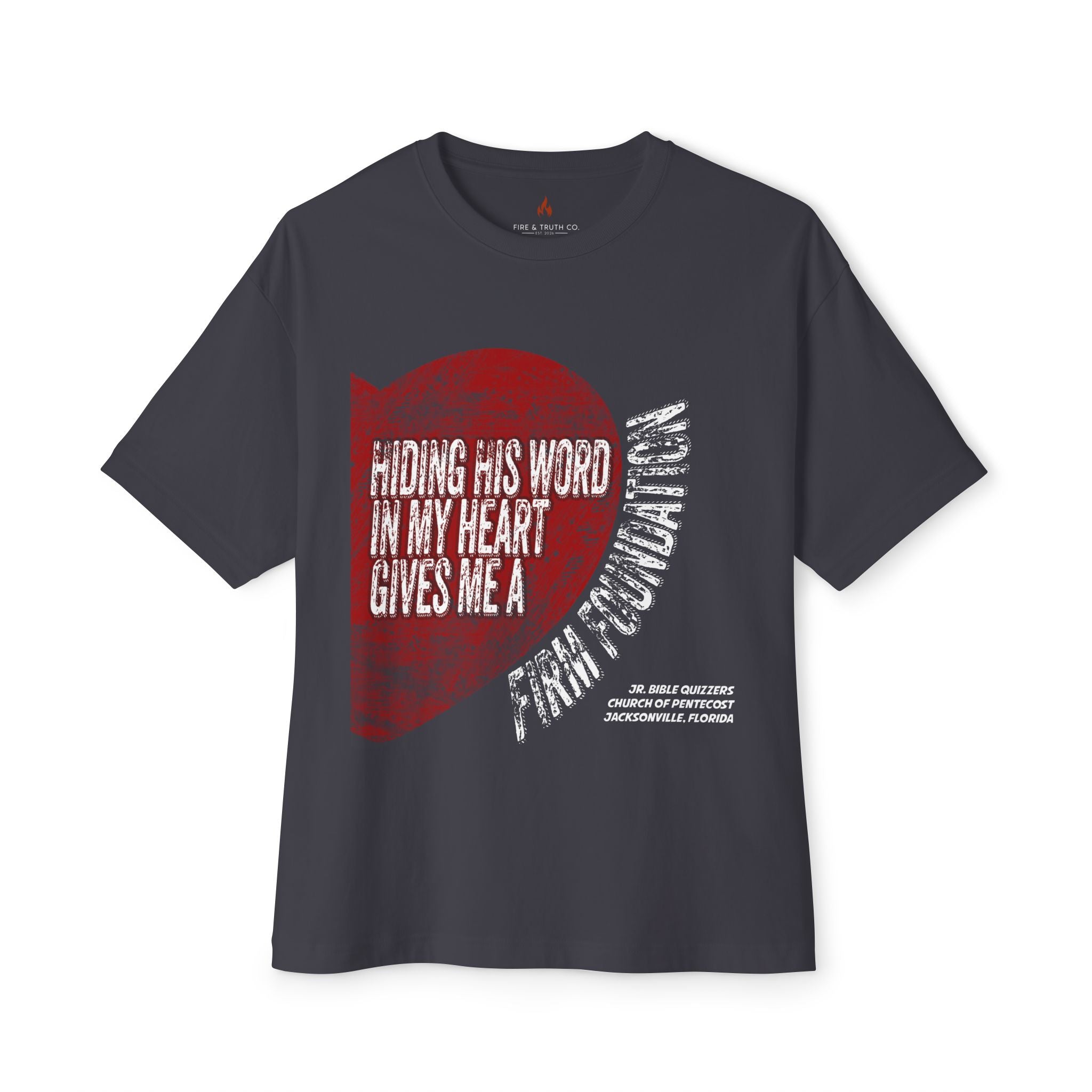 (ADULT) Church of Pentecost Jr. Bible Quizzers Oversized Boxy Tee