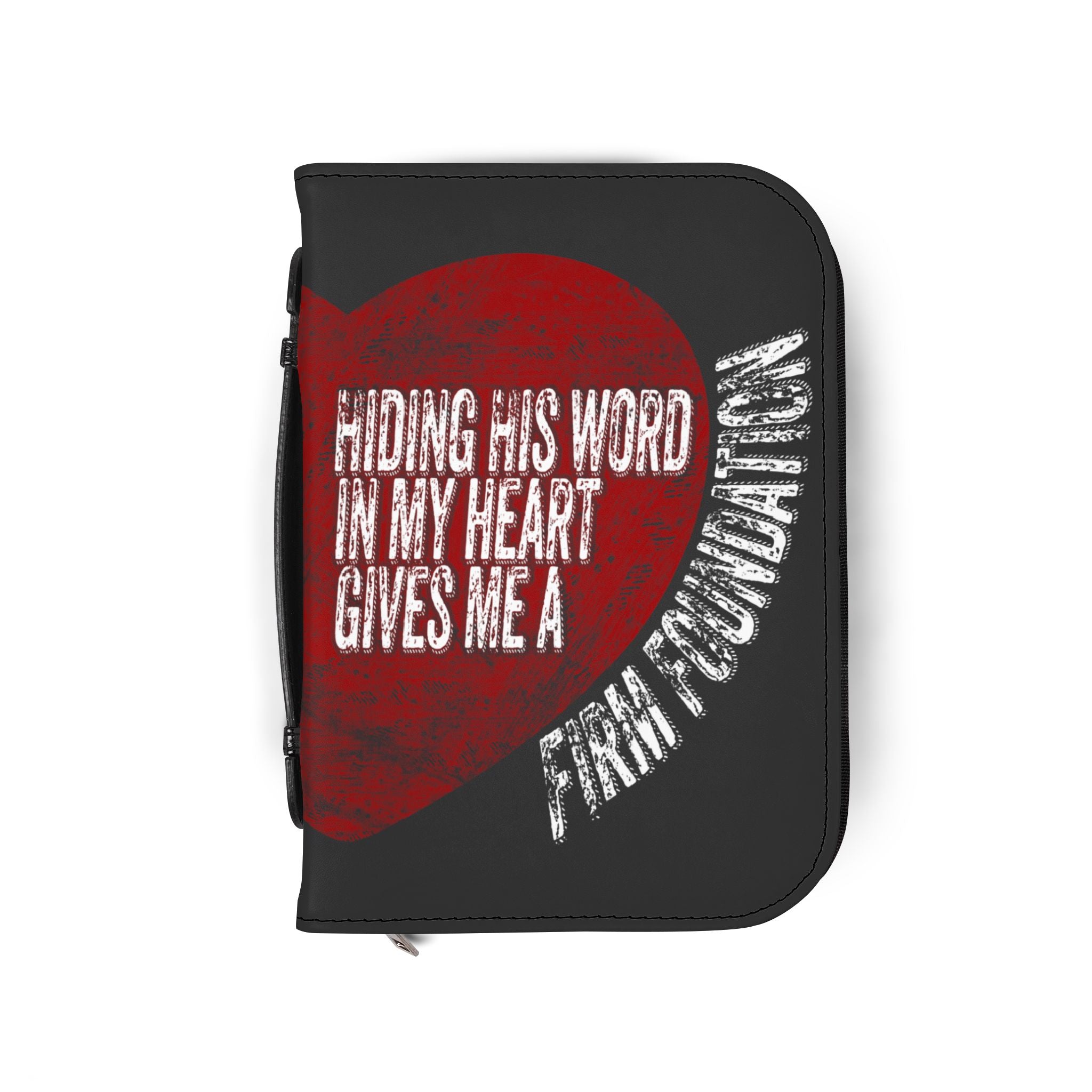 Fire & Truth Co. Firm Foundation Bible Cover – Hiding His Word (Psalm 119:11)