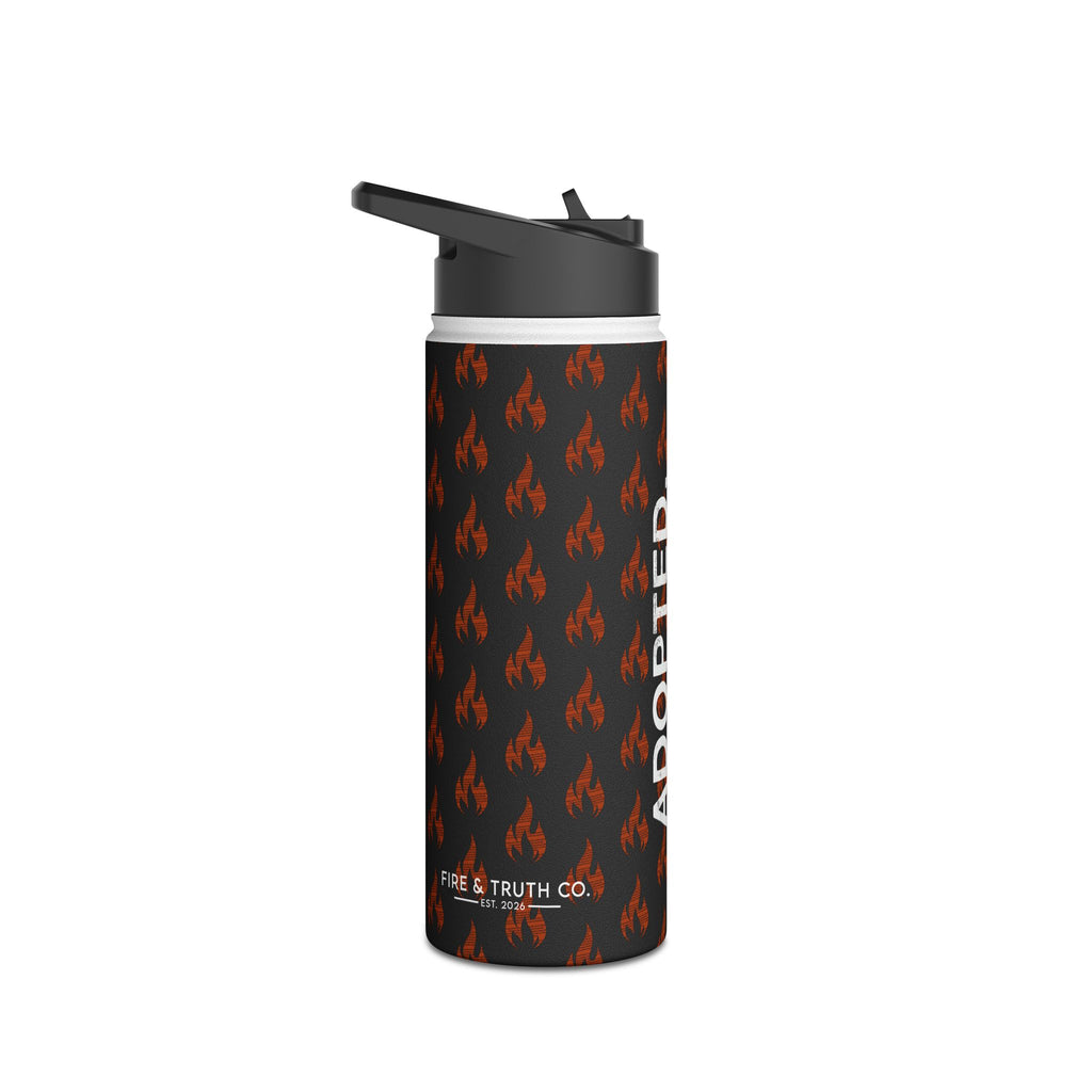 ADOPTED Stainless Steel Water Bottle | Romans 8:15 | Jesus DNA Collection