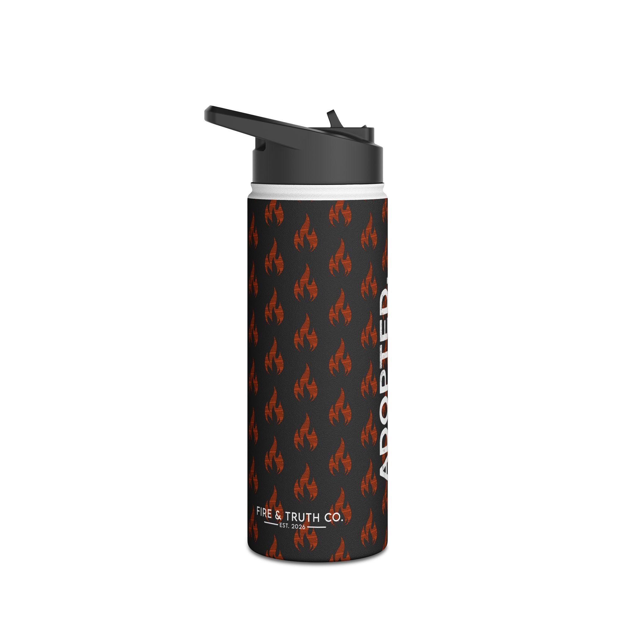 ADOPTED Stainless Steel Water Bottle | Romans 8:15 | Jesus DNA Collection