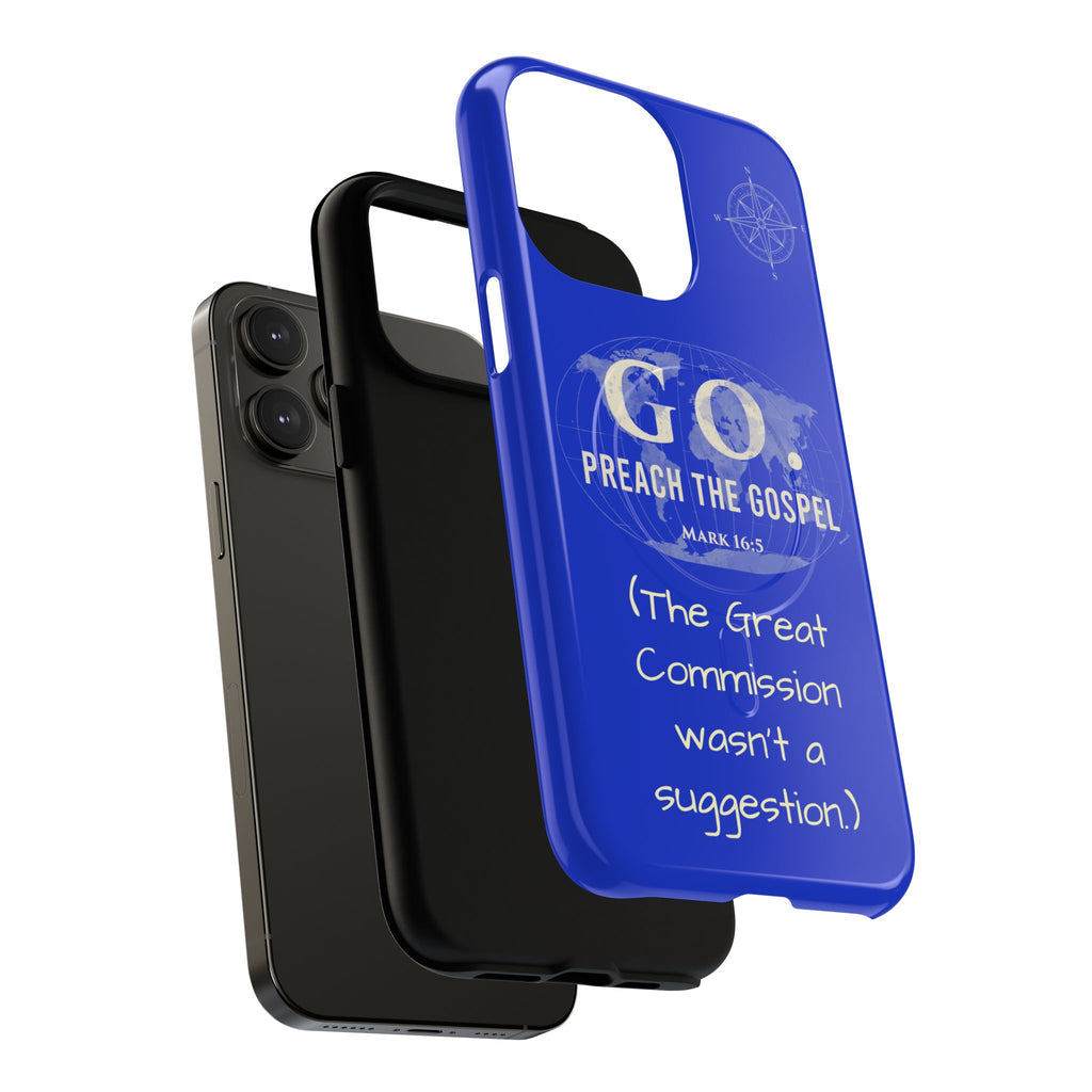 GO. Preach the Gospel MagSafe Phone Case – The Great Commission Collection