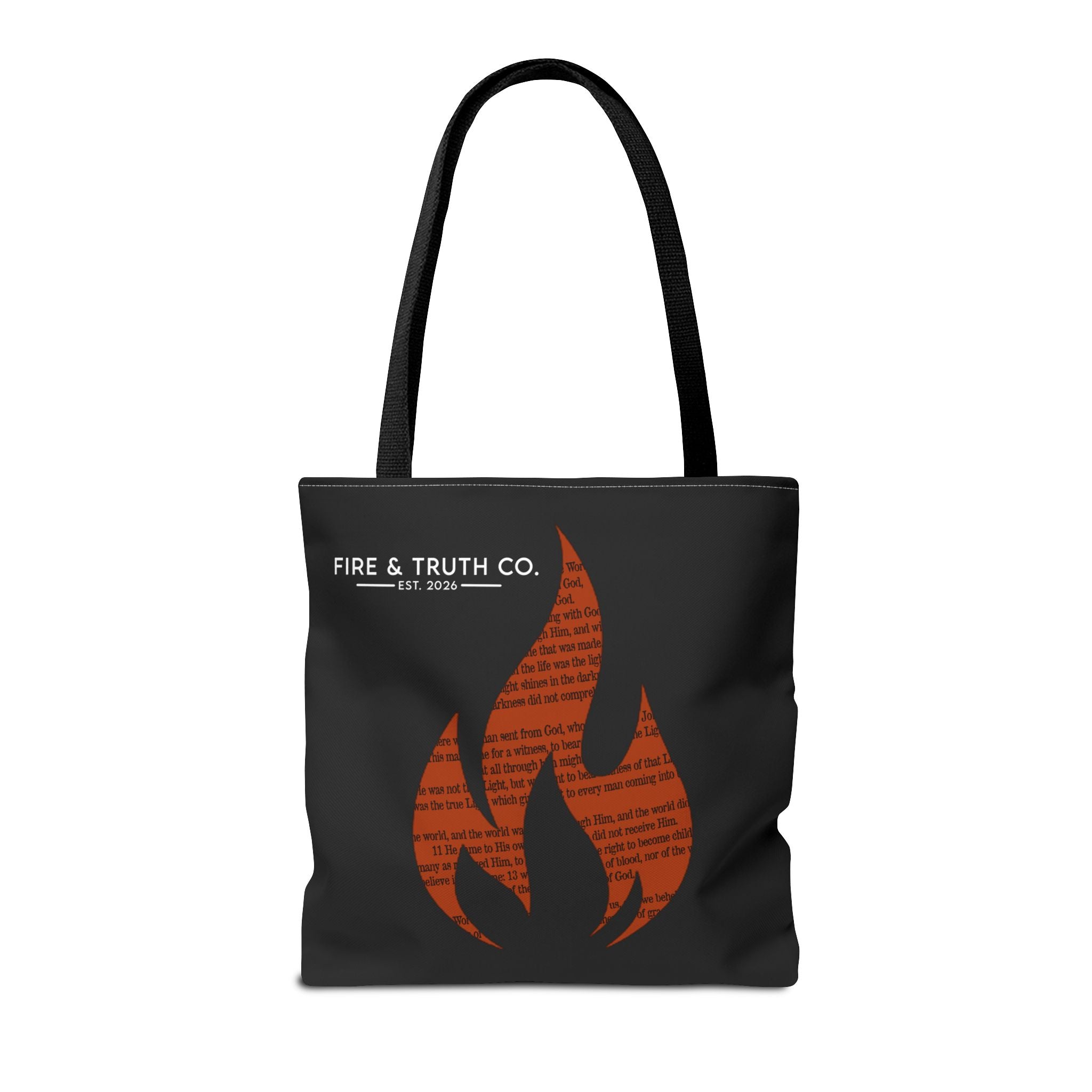 In the Beginning Was the Word Tote Bag – John 1:1 (Refining Fire)