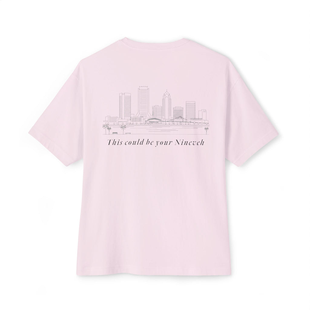 GO. Nineveh/Jacksonville Unisex Oversized Boxy Tee