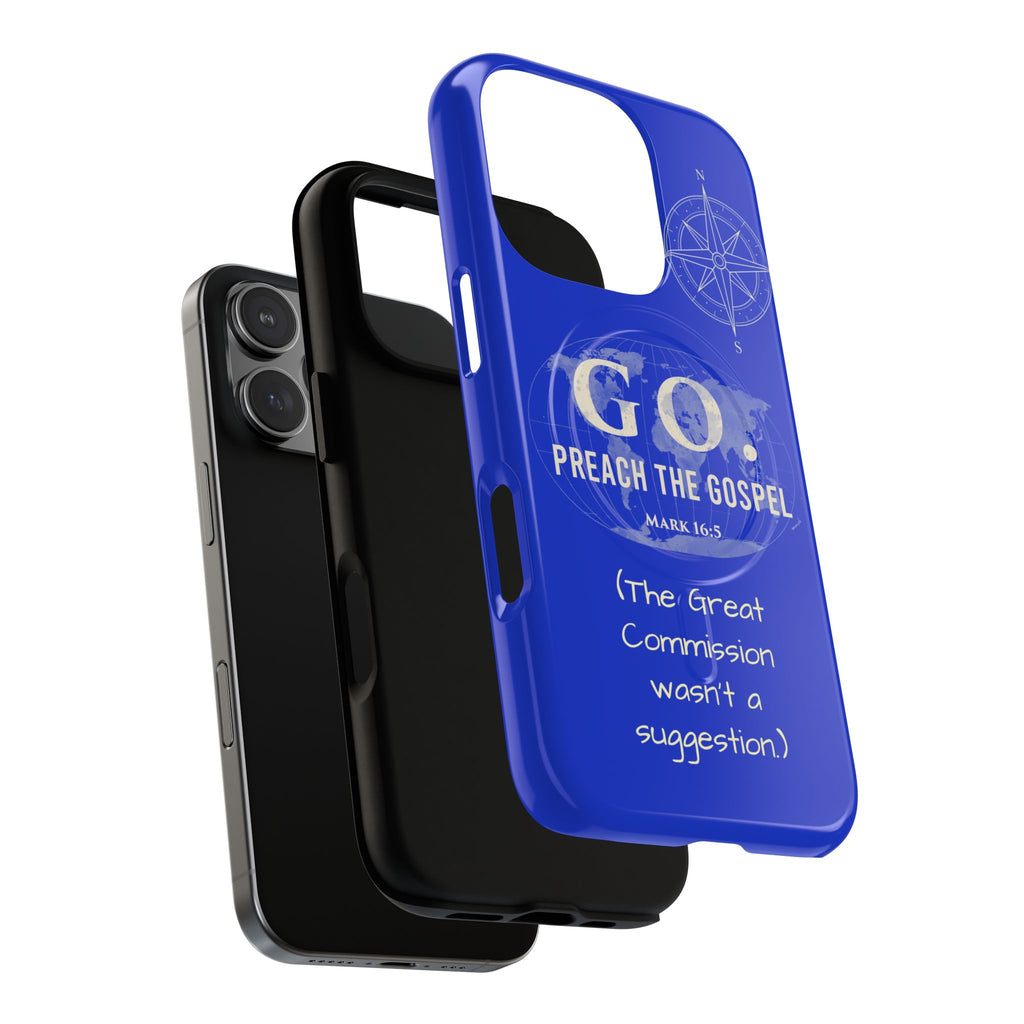 GO. Preach the Gospel MagSafe Phone Case – The Great Commission Collection