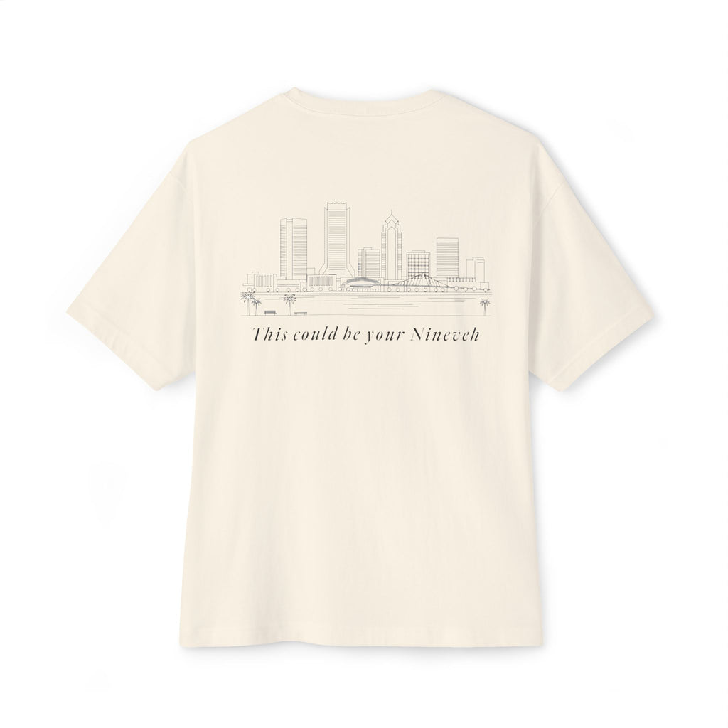 GO. Nineveh/Jacksonville Unisex Oversized Boxy Tee