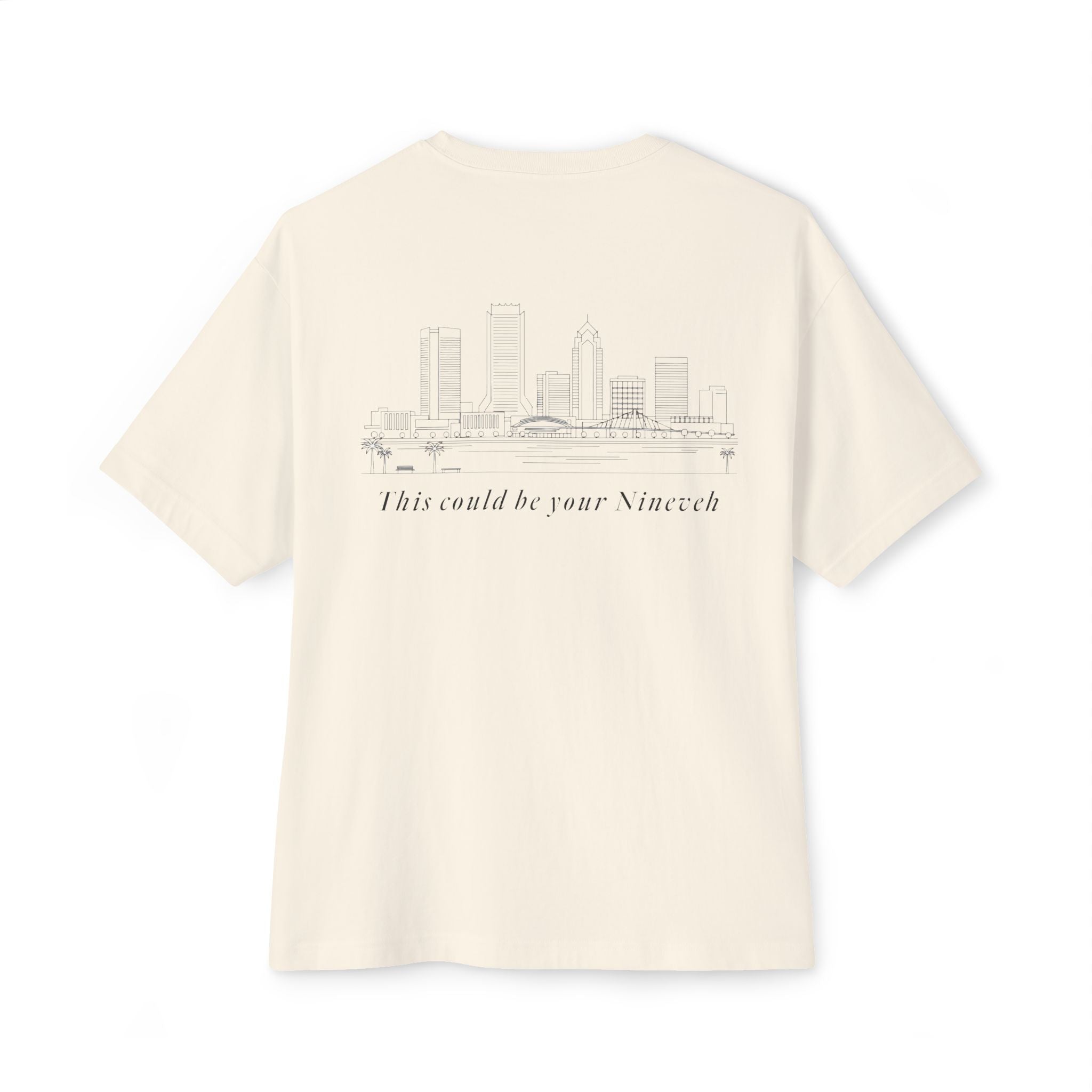 GO. Nineveh/Jacksonville Unisex Oversized Boxy Tee